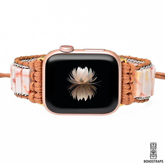 Delicate Imperial Jasper Apple Watch Strap