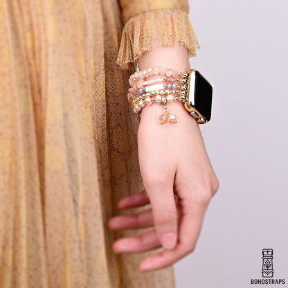 Blush Rhodochrosite Apple Watch Strap