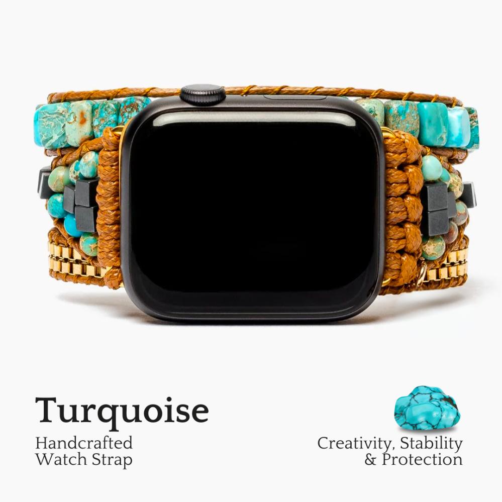 Turquoise Calming Energy Apple Watch Strap