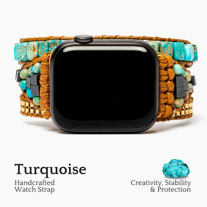 Turquoise Calming Energy Apple Watch Strap