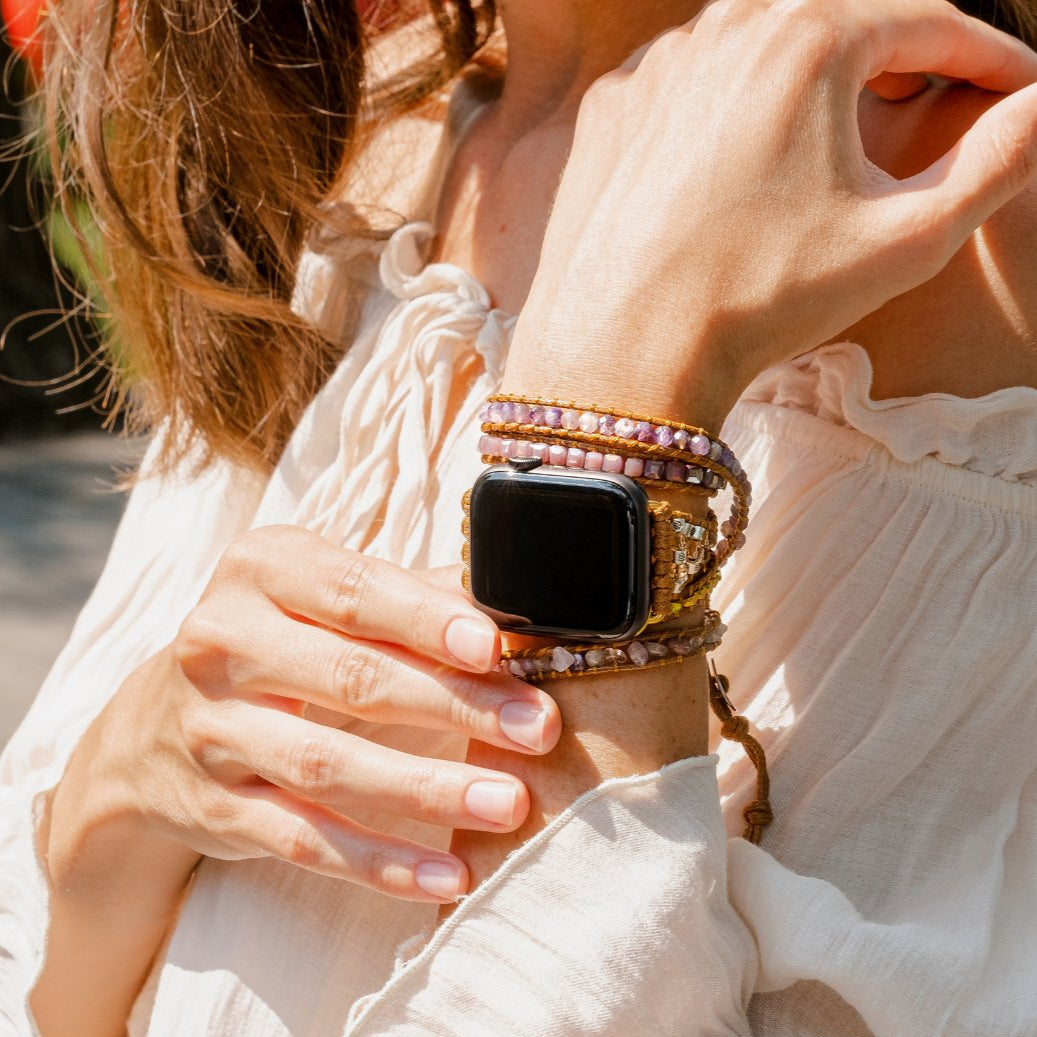 Imperial Amethyst Apple Watch Strap - Cape Diablo